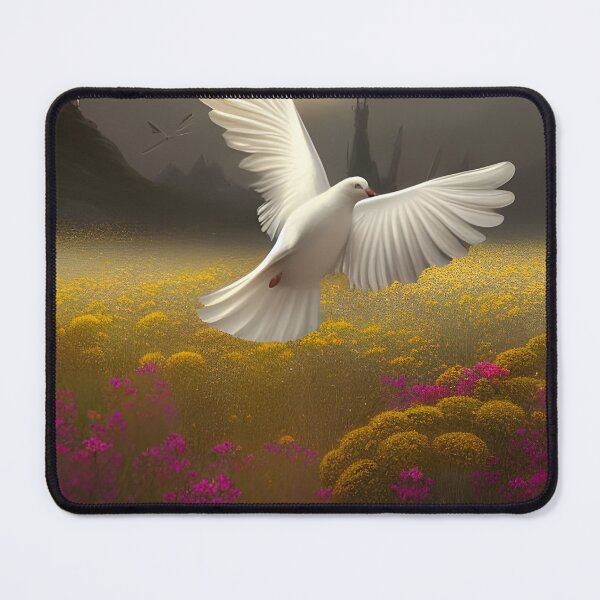 Item preview, Dove flying through a field designed and sold by MIGSZ.