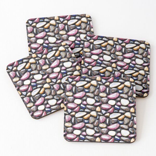 Item preview, Seamless pebbles and stones 23 designed and sold by hendrikspix.