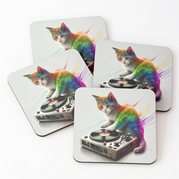 Item preview, Rainbow DJ Kitty 2 designed and sold by abinosora.