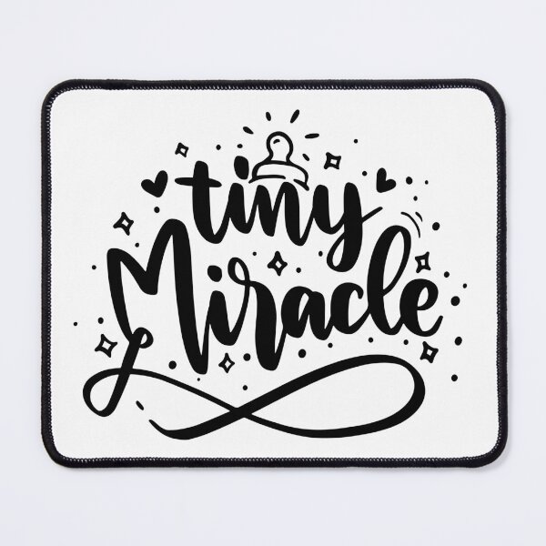 Item preview, Tiny Miracle - Black quotes designed and sold by jwebmarket.