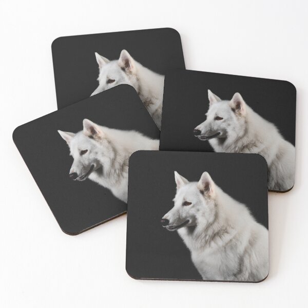 Item preview, Portrait of an white wolf on a black background, professional photo - 3/4 designed and sold by T-Shirt-Group.