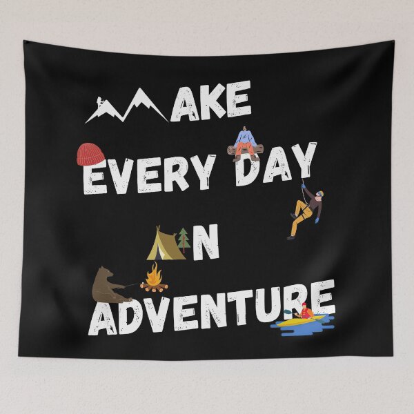 Item preview, Funny Outdoorsmen Adventure day white designed and sold by Micapox.