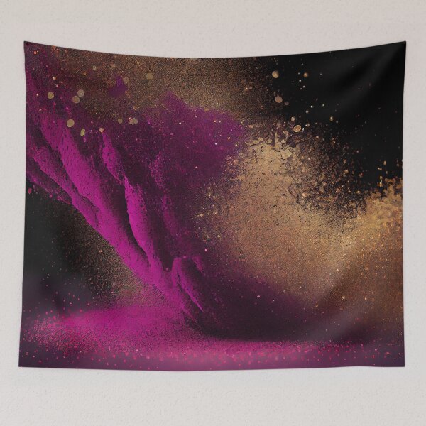 Item preview, Sparkling Gold & Magenta Inspired by the Glamour of Luxury Gold Dust designed and sold by HiArtify ❤️.