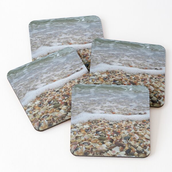 Item preview, Sea Foam Ocean Edge and Shelly Beach Aesthetic 1 of 4 designed and sold by Beachy.