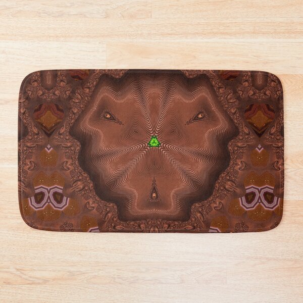 Item preview,  *FUNNY ABSTRACT PAINTING ALIEN TRIBAL FACE CHOCOLATE MIXTURE MINT GREEN WITH STARRY GREEN ANISE* designed and sold by Ralek.
