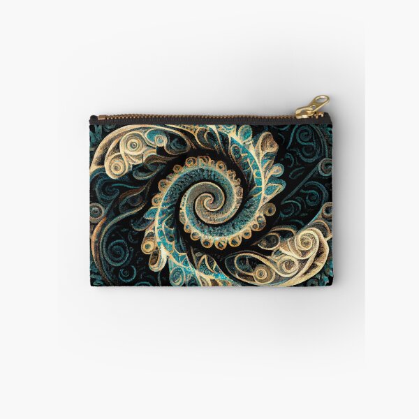 Aperçu de l'œuvre Swirling Circular Rough Crafty Transitional Pattern Digital Painting créée et vendue par CodeAndColors.