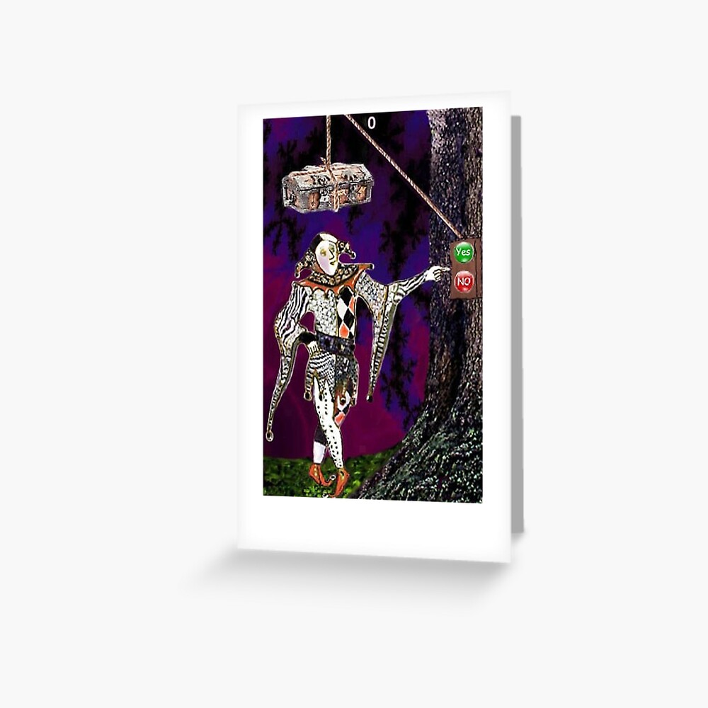 THE FOOL Greeting Card