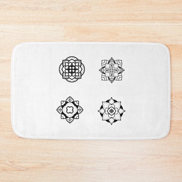 Item preview, Black and White Lotus Mandala  Pack  designed and sold by chantelmardis1.