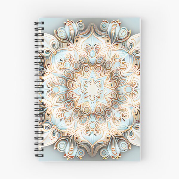Item preview, Soft Pale Symmetrical Traditional Pattern Digital Painting designed and sold by CodeAndColors.