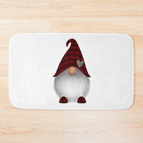 Item preview, Red Buffalo Plaid Gnome (light)  designed and sold by chantelmardis1.