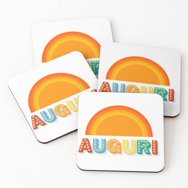 Item preview, Auguri retro typography. Best wishes or greetings in italian. Christmas, New Year or other celebration occasion  designed and sold by ElenaPost.