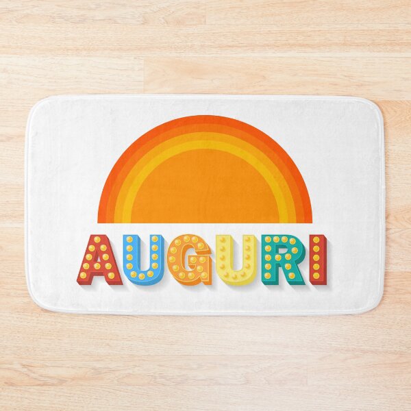 Item preview, Auguri retro typography. Best wishes or greetings in italian. Christmas, New Year or other celebration occasion  designed and sold by ElenaPost.