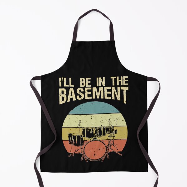 Item preview, I'll Be In The Basement Drum Set Drumming Drummer Vintage designed and sold by AnitaBice.