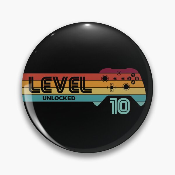 Item preview, Level 10 Unlocked, Funny Video Gamer 10th Birthday Gamer designed and sold by Kenza-Store.