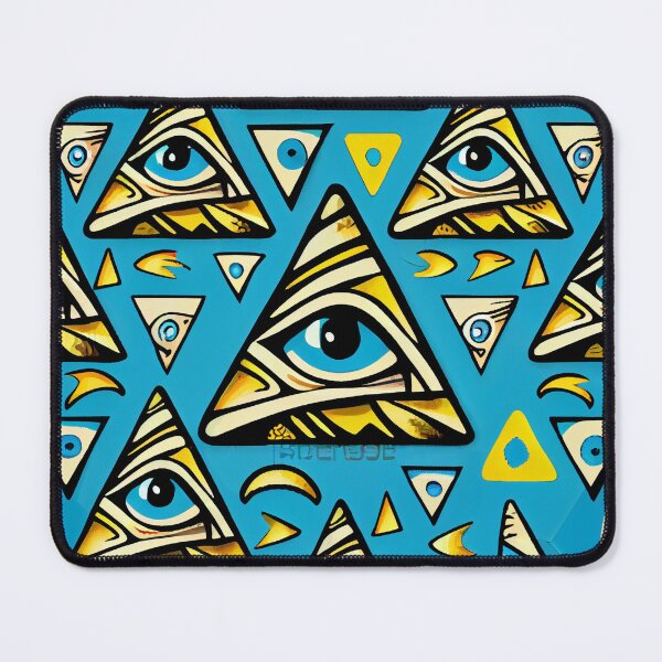 Item preview, Kawaii Triangular Cool African Pattern Digital Painting designed and sold by CodeAndColors.