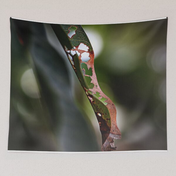 Item preview, Macro of a Mango Leaf with Bokeh designed and sold by Huskyyy Designs.