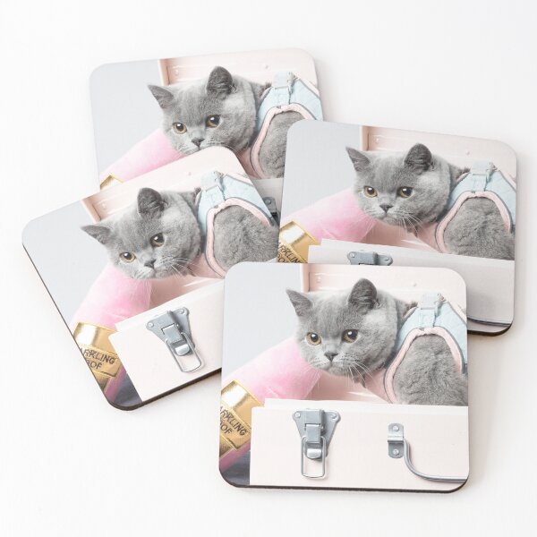 Item preview, British blue cat designed and sold by Margaret Metcalfe.