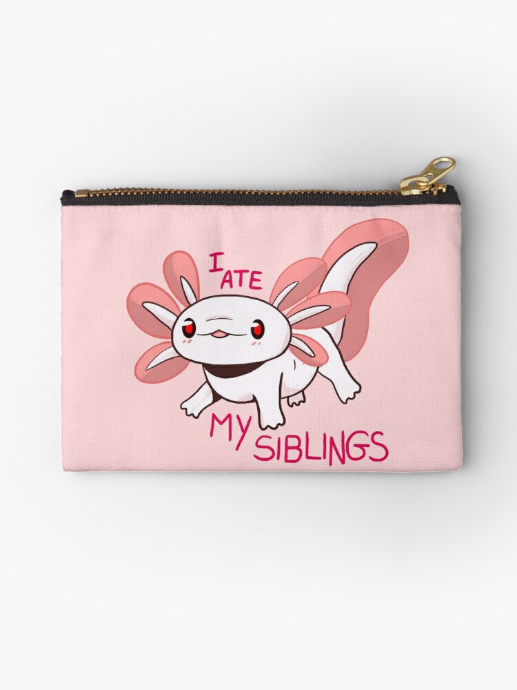 Axolotl Baby Zipper Pouch By Ymia Redbubble