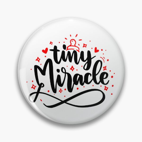 Item preview, Tiny Miracle - Black & red quotes designed and sold by jwebmarket.