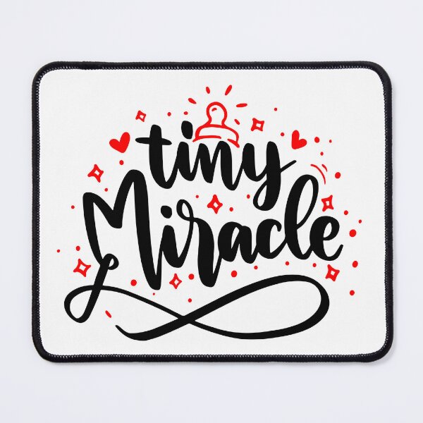 Item preview, Tiny Miracle - Black & red quotes designed and sold by jwebmarket.