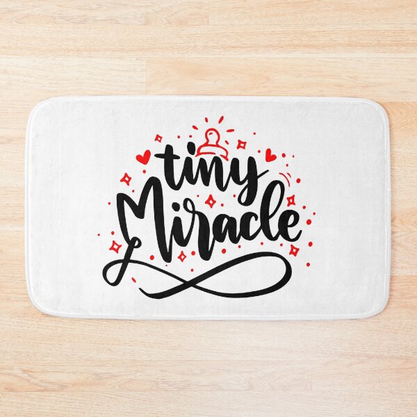 Item preview, Tiny Miracle - Black & red quotes designed and sold by jwebmarket.