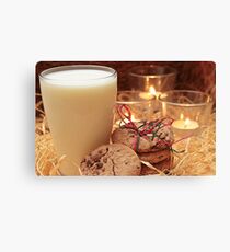 Cookies for Santa Canvas Print