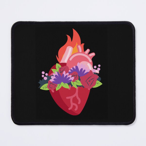 Item preview, Flaming Heart - Anatomically Correct Heart - purple designed and sold by ChanelleFyve.