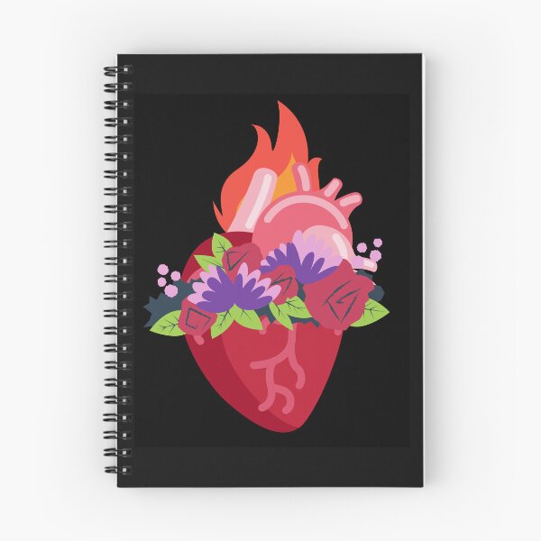 Item preview, Flaming Heart - Anatomically Correct Heart - purple designed and sold by ChanelleFyve.