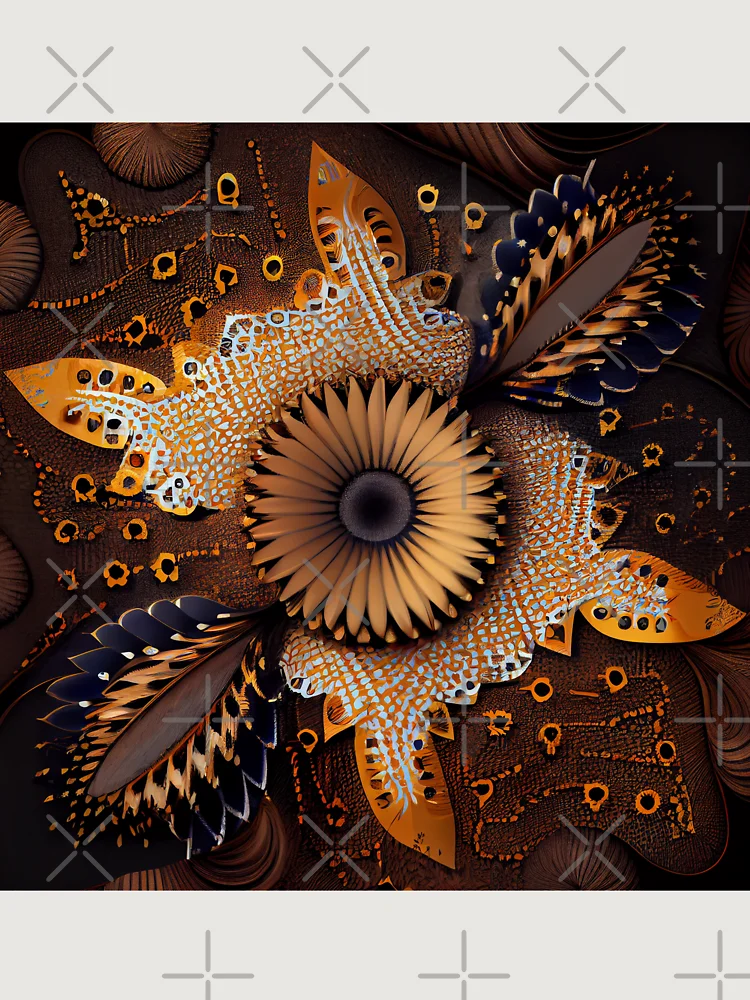 Thumbnail 6 von 6, Premium Oversized Pullover, Luxury Australian Pattern Digital Painting designt und verkauft von CodeAndColors.