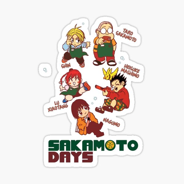 Sakamoto, Sakamoto desu ga. Sticker Greeting Card for Sale by