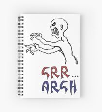 grr...argh with colour Spiral Notebook