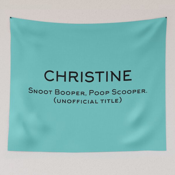 Artikelvorschau, Snoot Booper, Poop Scooper - CHRISTINE - personalisiert entworfen und verkauft von GeoCreate.
