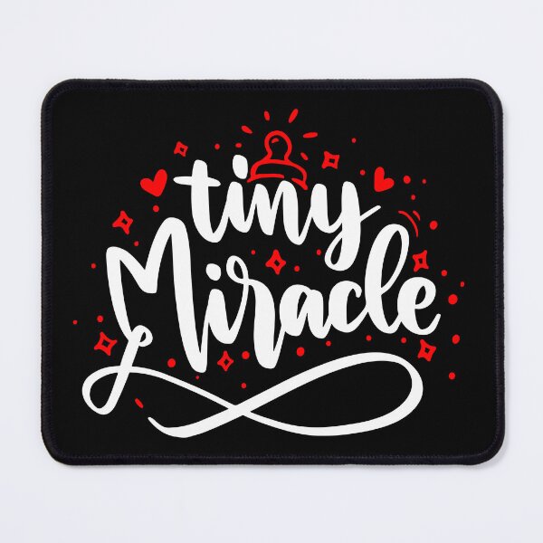 Item preview, Tiny Miracle - White & red quotes designed and sold by jwebmarket.