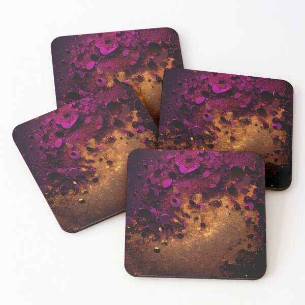 Item preview, Sparkling Gold & Magenta Inspired by the Glamour of Luxury Gold Dust designed and sold by HiArtify ❤️.