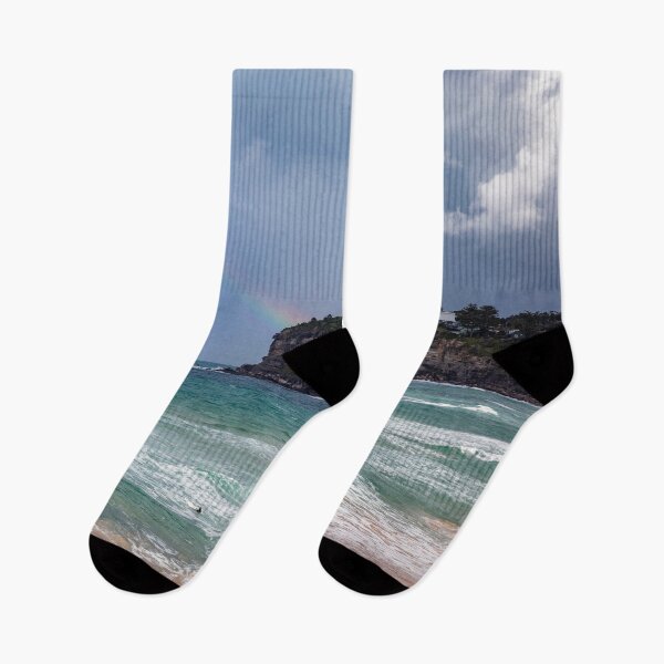 Item preview, Rainbow over Avalon Beach Sydney designed and sold by Martin Berry Photography.