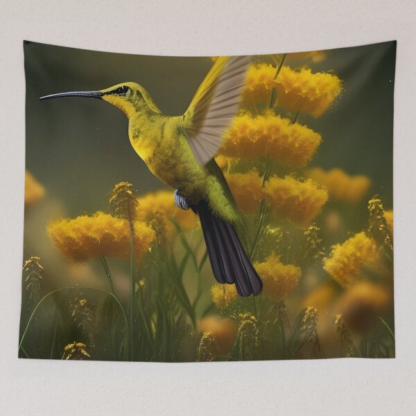 Item preview, Yellow Hummingbird  designed and sold by MIGSZ.