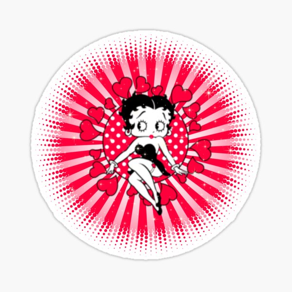 Boop Betty Love Stickers for Sale | Redbubble