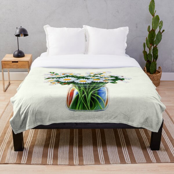 Artikelvorschau, Wunderschönes Glas mit Gänseblümchen sieht auf allen Produkten fantastisch aus! Tolle Geschenkidee. entworfen und verkauft von Bowbubble.