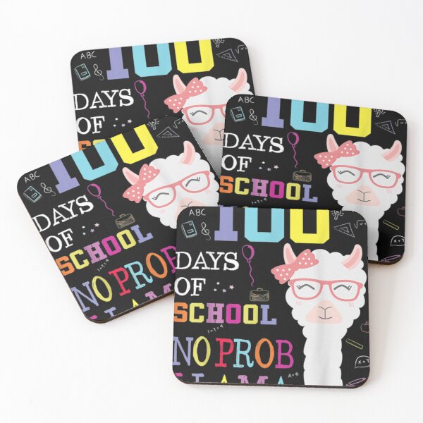 Item preview, 100 Days of School No Probllama Llama 100th day     designed and sold by miyake244.