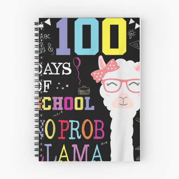Item preview, 100 Days of School No Probllama Llama 100th day     designed and sold by miyake244.