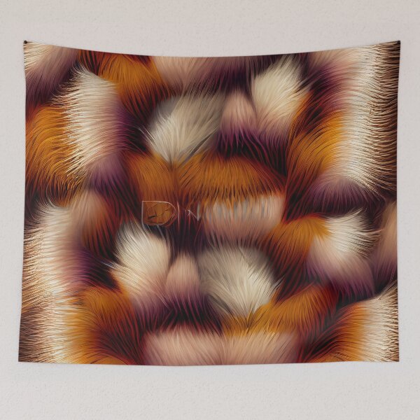 Item preview, Furry Modern Pattern Digital Painting designed and sold by CodeAndColors.