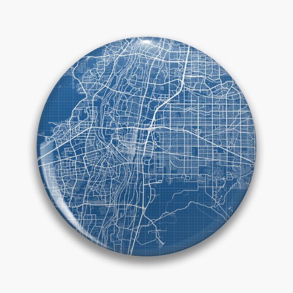 Item preview, Albuquerque City Map of New Mexico, USA - Blueprint designed and sold by deMAP.