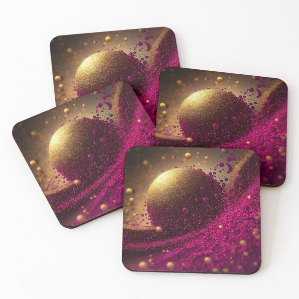 Item preview, Sparkling Gold & Magenta Inspired by the Glamour of Luxury Gold Dust designed and sold by HiArtify ❤️.