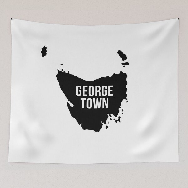 Item preview, George Town, Australia Silhouette designed and sold by CartoCreative.