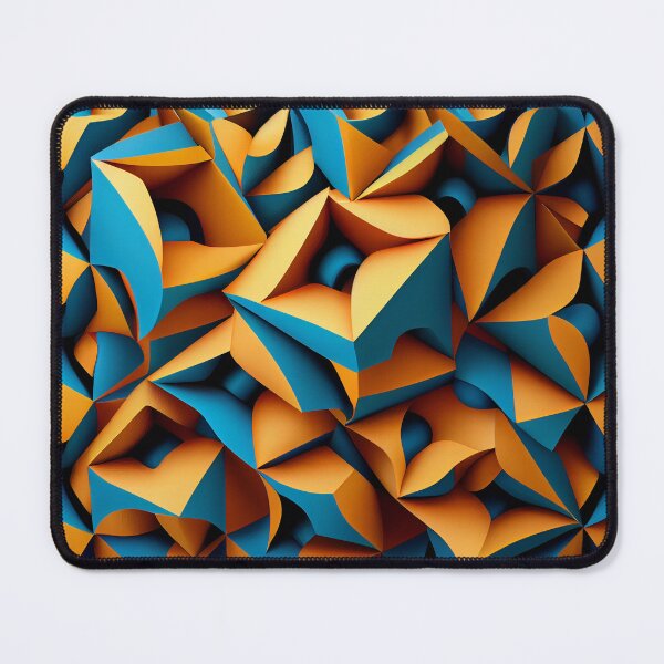 Item preview, Three Dimensional Irregular Contemporary Pattern Digital Painting designed and sold by CodeAndColors.