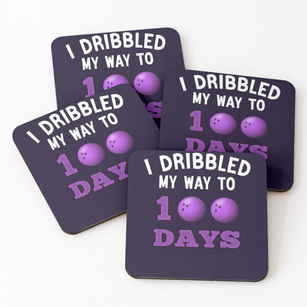 Item preview, I Dribbled My Way To 100 Days Bowling Funny Student School designed and sold by Sarah38.