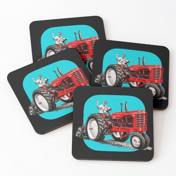 Item preview, Retro Red Tractor | Massey Harris Tractors designed and sold by darryldesign.