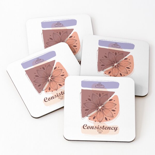 Item preview, Consistency Boho flower, inspirational meanings designed and sold by Targeted Inspire.