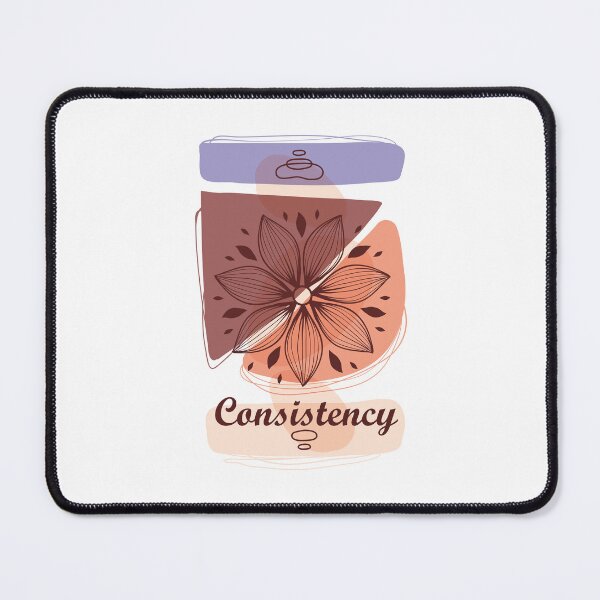 Item preview, Consistency Boho flower, inspirational meanings designed and sold by Targeted Inspire.