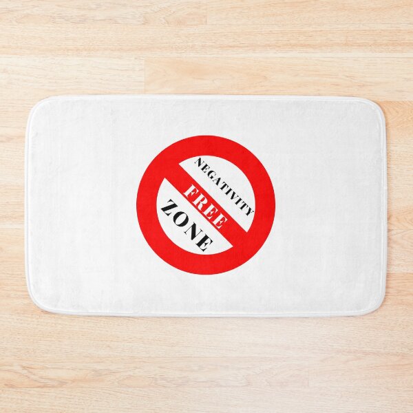 Item preview, NEGATIVITY FREE ZONE designed and sold by RobbiesMusic.